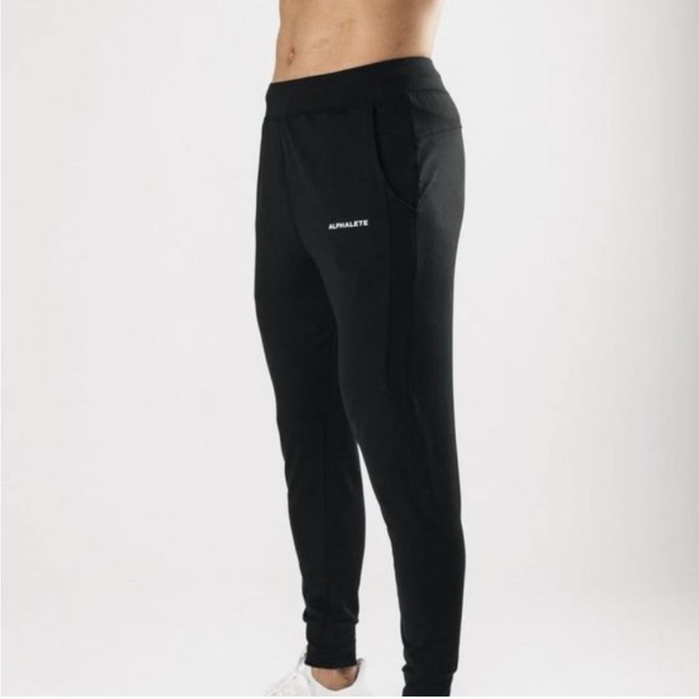 NEW Alphalete Men's PREMIUM V2 JOGGER BLACK